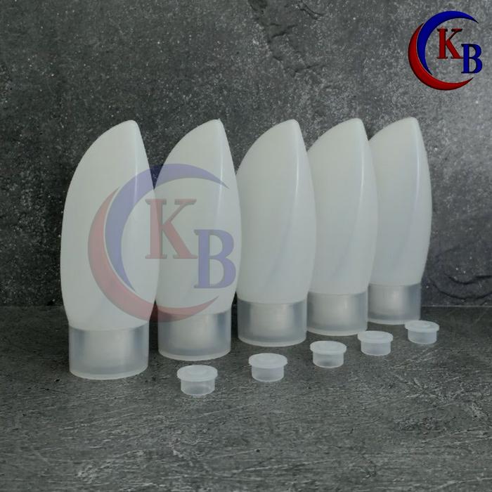 Gambar BOTOL TUBE 30 ML DAUN / BOTOL HDPE 30ML VIA / BOTOL SHAMPOO 30ML HOTEL dari putra packaging Kota Bekasi Tokopedia