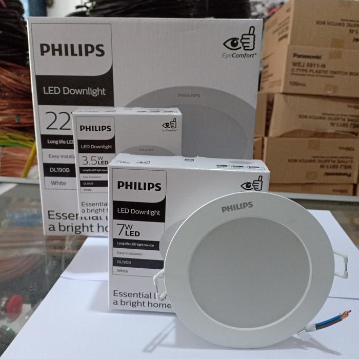 Gambar PHILIPS DOWNLIGHT ERIDANI 3,5watt, 7, 14, 22watt warna Warm White dari Uratec Listrik uratec Kota Semarang Tokopedia