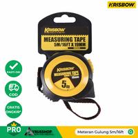 Gambar Meteran Gulung 5m/16ft Self Locking/Krisbow/Measuring Tape dari Ayrusshop Toko Perkakas Kota Surabaya 1 Tokopedia