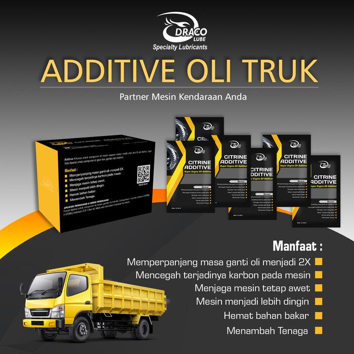 Gambar DRACO CITRINE " Additive OLI Mesin Truk dari DRACO STORE07 Kota Tangerang Selatan Tokopedia