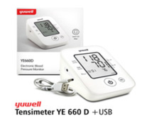 Gambar Tensimeter Digital Yuwell YE 660D+USB / Alat Ukur Tekanan Darah dari Sun Flowers Medica Kota Palembang 2 Tokopedia