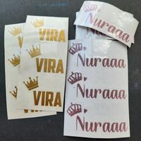 Gambar Cutting Sticker 2 cm nama +ikon simple dari vangrace86 Kab. Tangerang 2 Tokopedia