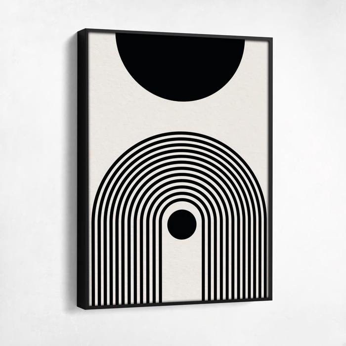 Gambar Frame Blok Design Hiasan Dinding Kamar Aeshetic Mid Century Minimalis dari Rofshop2 Kab. Bekasi Tokopedia