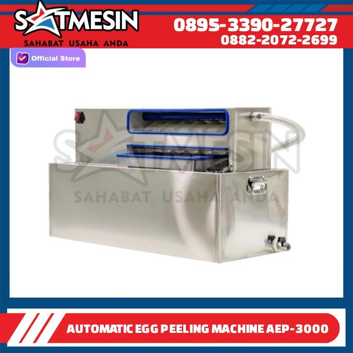 Gambar Mesin Pengupas Telur Otomatis / Automatic Egg Peeling AEP-3000 / FOMAC dari Satmesin-Pusat Mesin Kota Tangerang Tokopedia