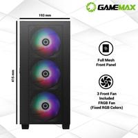 Gambar GAMEMAX Casing CPU AERO MINI GAMING CASE With FAN - FRGB dari ET Computer Kota Semarang 2 Tokopedia