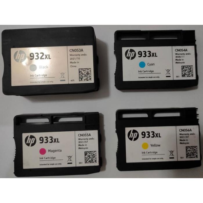 Gambar Tinta Cartridge 932xl Blck 933xl Color BEKAS KOSONGAN Original dari BINTANG JAYA TINTA Kota Administrasi Jakarta Selatan Tokopedia
