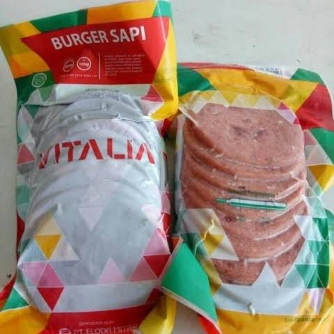Gambar Vitalia Daging Burger Besar 250 gram dari Adam Frozen Food Kab. Sleman Tokopedia