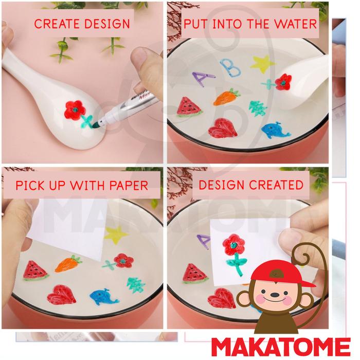 Gambar Magic Marker Floating Whiteboard Pen white board warna - 8PCS dari Makatome Shop Kota Tangerang Selatan Tokopedia