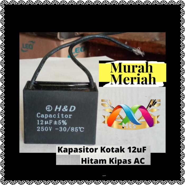 Gambar Kapasitor kotak 12uf mesin cuci capasitor kipas angin 12 uf ac kabel dari Maju jaya 2 Kota Tangerang Tokopedia