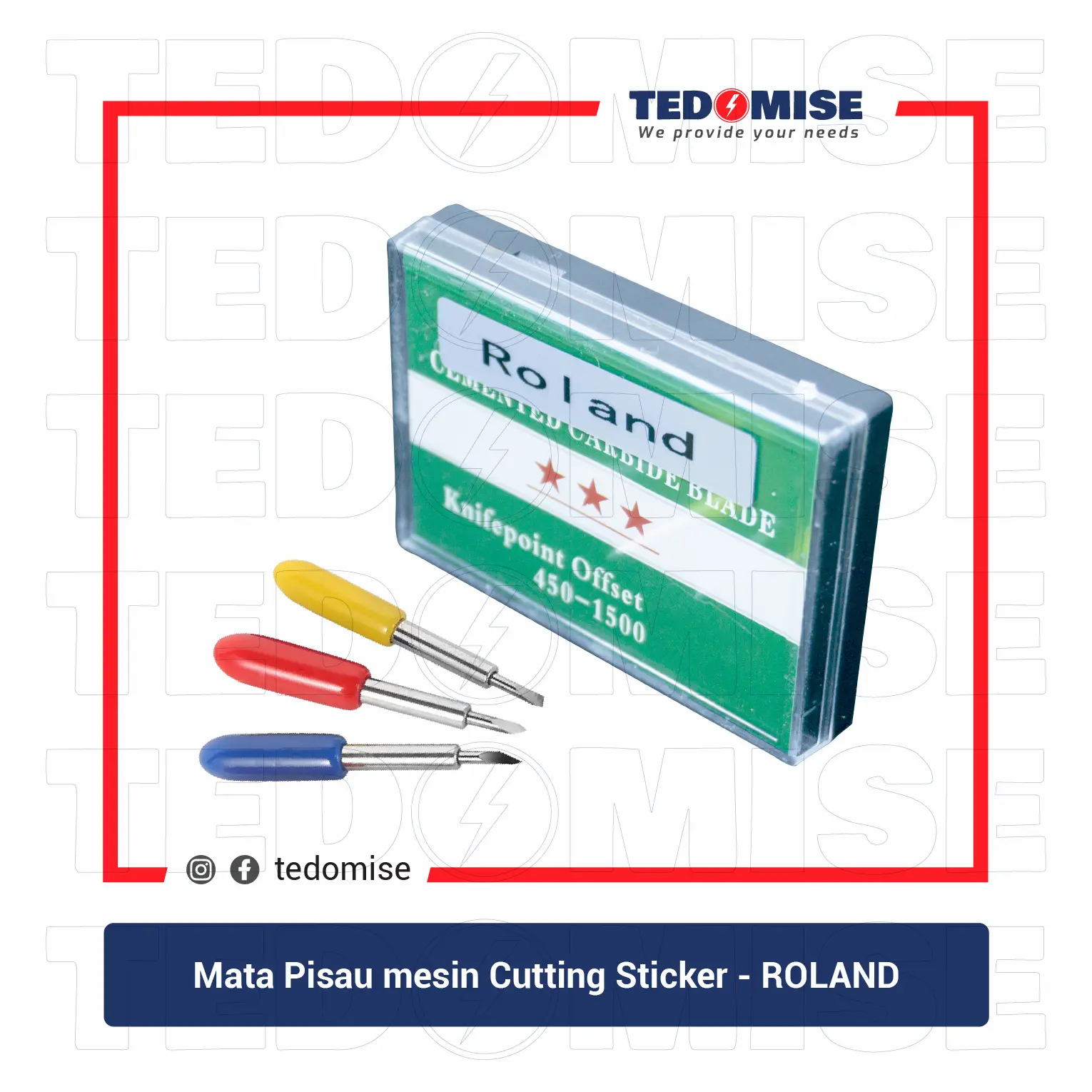 Mata Pisau Cutting Sticker/Vynil Roland