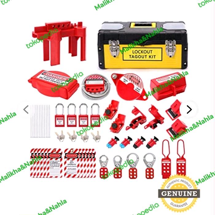 Jual Malikha&Nahla Lock Out Tag Out Kit Safety Padlocks Lockout Hasp ...