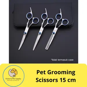 Pet Grooming Scissors 15 cm / Gunting Potong Bulu Hewan Anjing Kucing