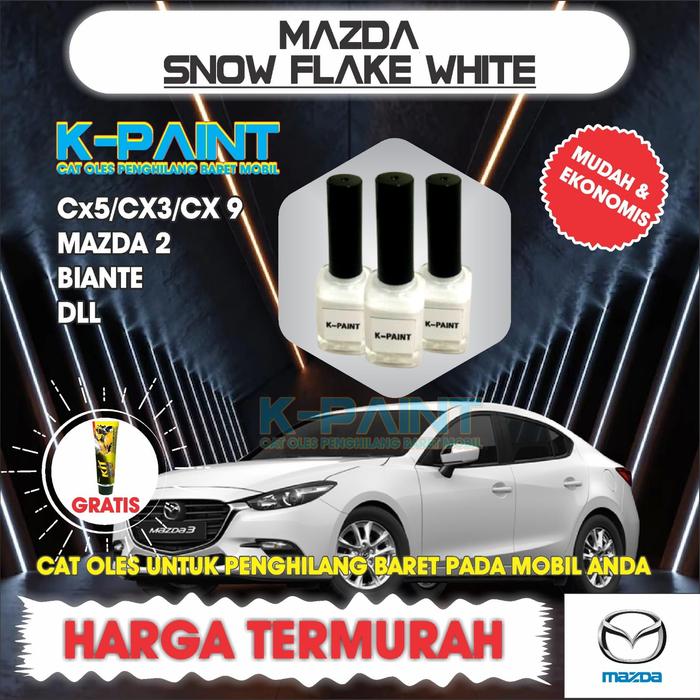 Gambar MAZDA SNOW FLAKE WHITE,CX5/CX3/CX9, MAZDA2, BIANTE,DLL dari kevinpaint Kota Tangerang Selatan Tokopedia