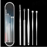 Gambar BELLA - 5IN1 - KOREK KUPING PEMBERSIH TELINGA STAINLESS METAL SET BOX dari BELLASLEEPWEARS Kota Surabaya 4 Tokopedia