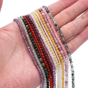 Manik Bahan Gelang Batu Indian Agate 4mm