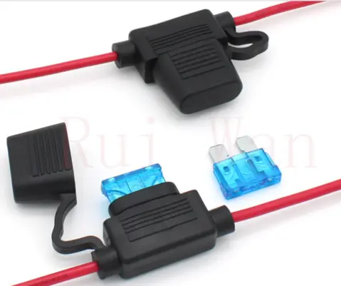 Kabel Fuse Blade Holder Housing/Sekring Tancap Mobil Besar 19mm