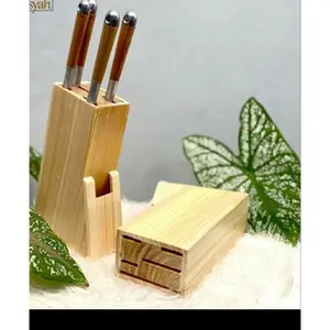 Tempat Pisau / Wadah Pisau dari Kayu Pinus/ wadah pisau dapur