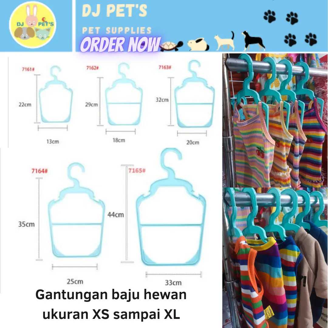 hanger baju gantungan baju hewan dan bayi PET4054