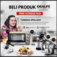 Gambar Professional Stand Mixer - Mixer Berdiri - Multi Speed (IL-221s) dari IDEALIFE Outlet Jakarta Utara 2 Tokopedia