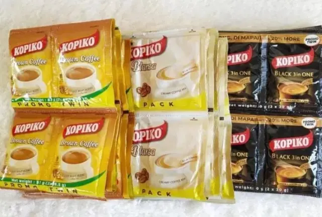 BEST SELLER Kopiko Blanca Filipina Creamy Nyummy Sachet 33g 4