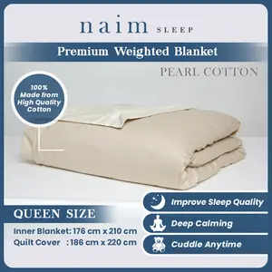 Quilt Cover QUEEN naim sleep weighted blanket Premium Cotton