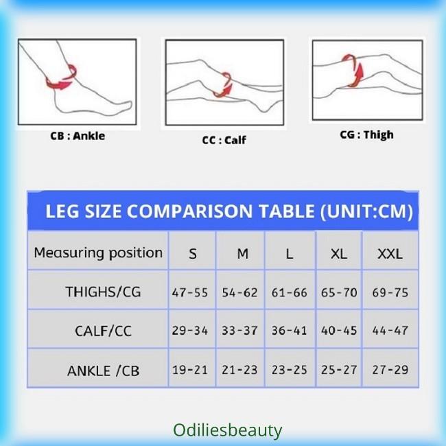 Kaos Kaki Kompresi Varises Sampai Paha Ujung Kaki Terbuka Pria Wanita