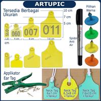 Gambar Ear Tag 6x7 cm Nomer Per100 Anting Babi Sapi Kambing Murah Plastik - Kuning dari Artupic Peralatan Peternakan Kota Tangerang Selatan 4 Tokopedia