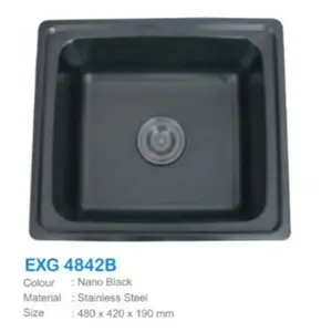 BAK CUCI PIRING EIXO 1 LUBANG 4842/ SINK DAPUR