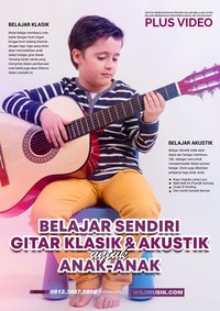 Gambar Belajar Sendiri Gitar Klasik & Akustik Untuk Anak-anak dari Wilimusik Kota Surabaya 1 Tokopedia