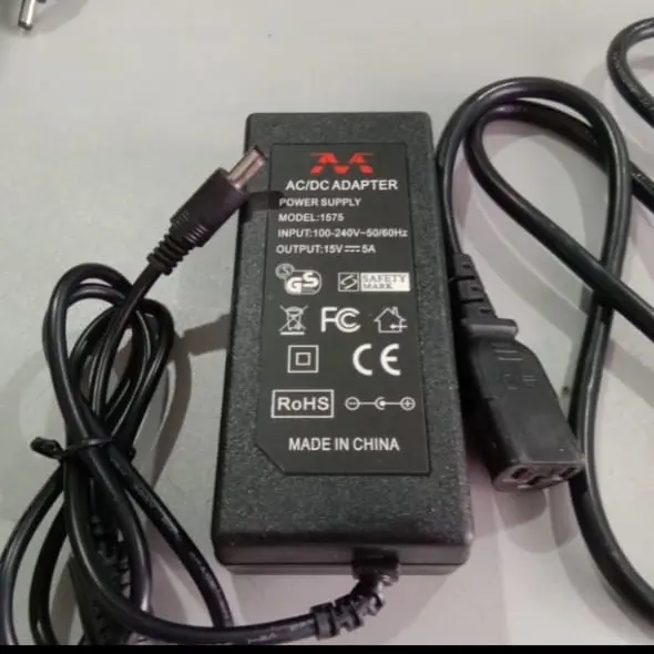 AC DC adaptor charger speaker portable baretone 15 volt