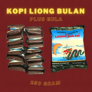Kopi Liong Plus Gula 20 Sachet Khas Bogor 28 Gram x 20 pcs Halal Terbaik