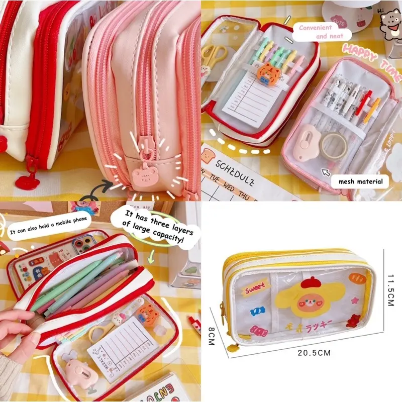 kotak pensil anak perempuan lucu Kawaii Tempat pena Kawaii 1