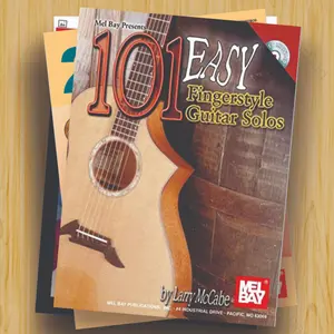 Buku Tablature 101 Easy Fingerstyle Guitar Solos FREE Audio/Mp3