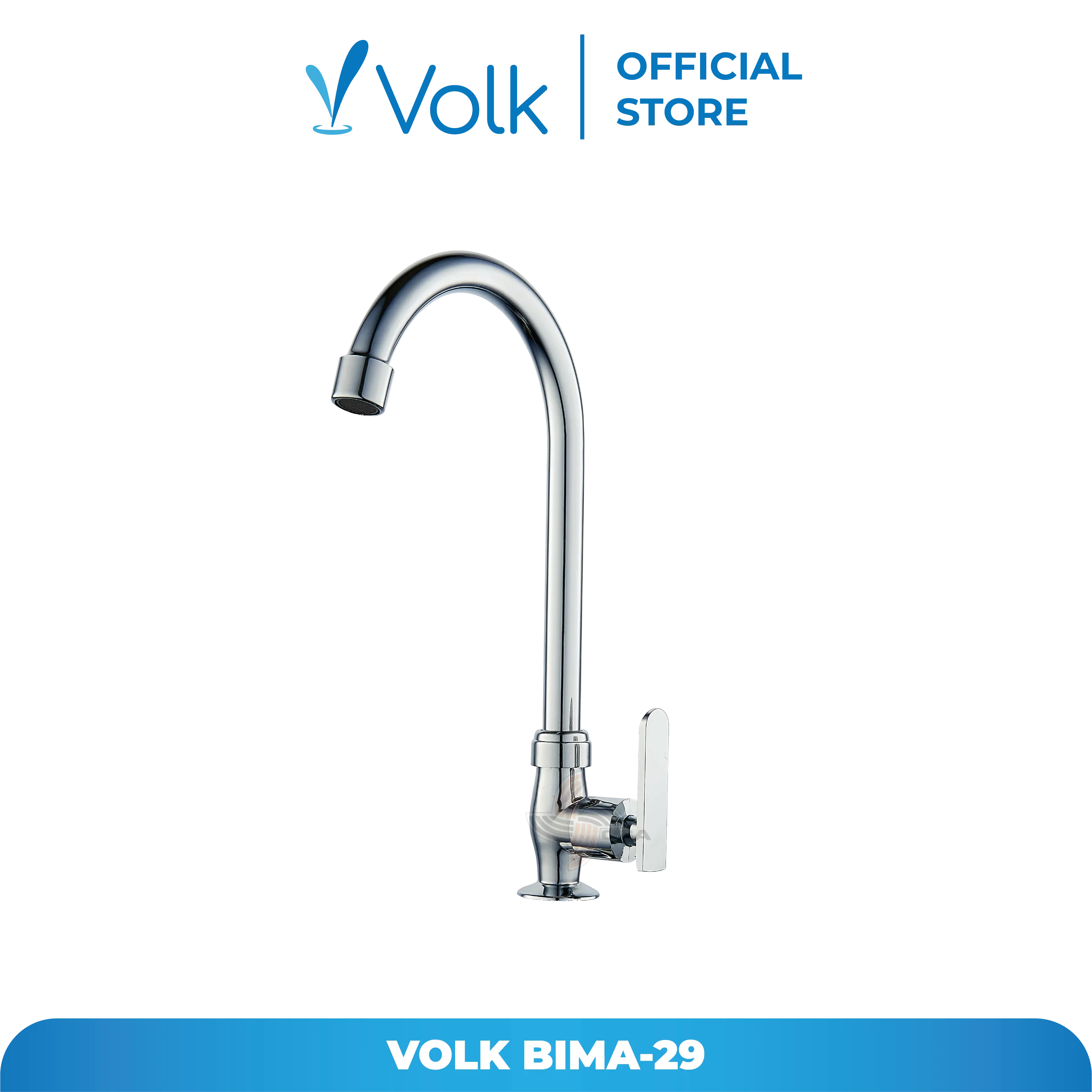 Volk Bima-29 Kran Air Cuci Piring Deck Babet / Deck Sink Tap Zinc