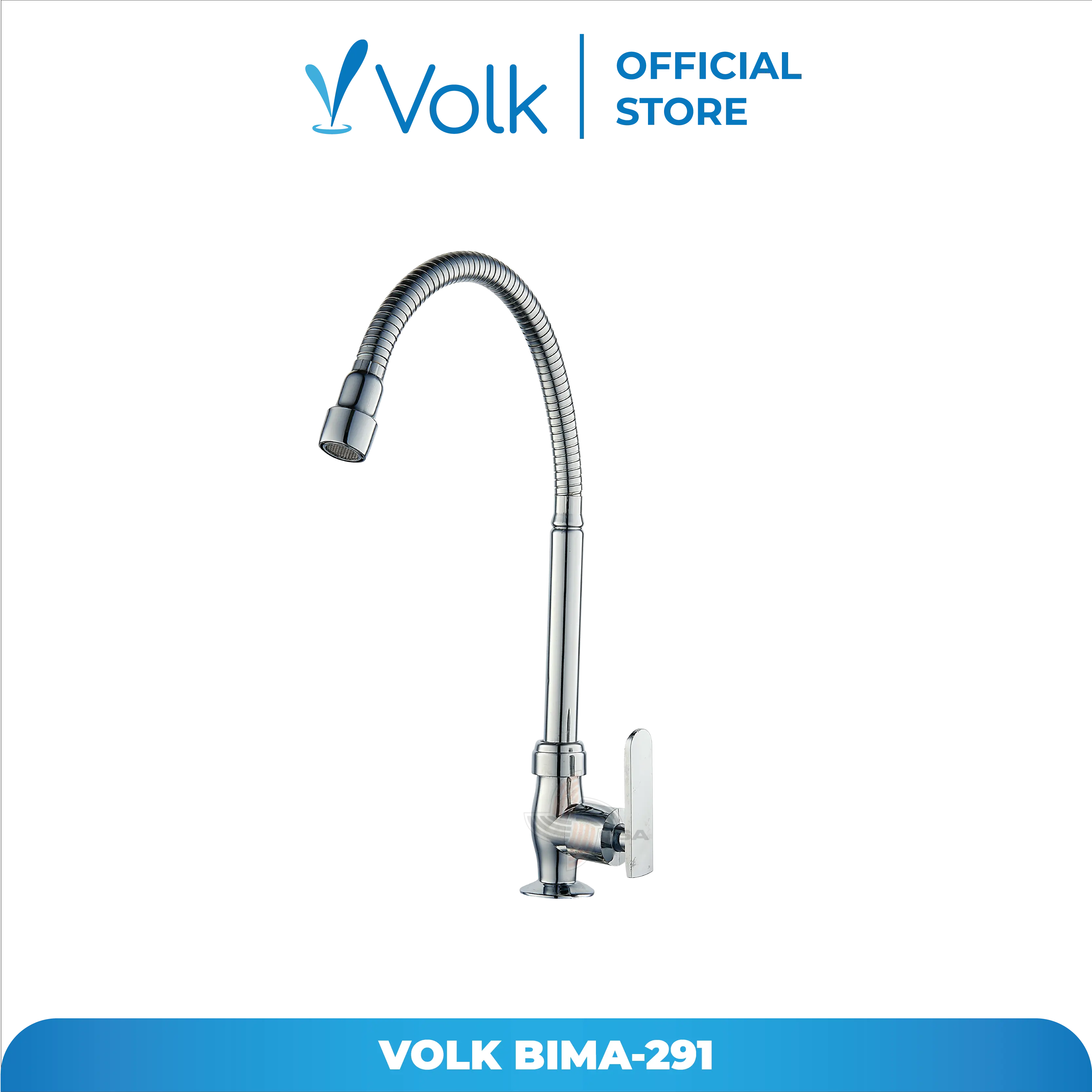 Volk Bima-291 Kran Air Cuci Piring Deck Fleksibel Babet/Deck Sink Tap