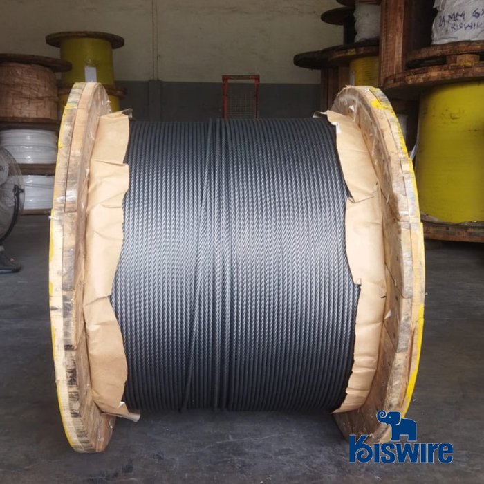 Jual Wire Rope Dia 16 mm 6x36 (WS)+IWRC Ungalvanized RHRL Kiswire ...