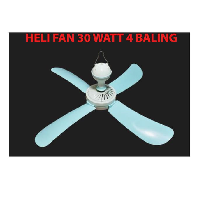 Gambar Ceiling Fan Mini 4 Daun Baling 32 Watt dari utamamegaelectric Kota Tangerang Selatan Tokopedia
