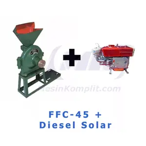 Disk Mill Mesin Penepung FFC-45 650kg/jam Diesel