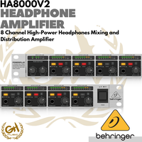 Gambar BEHRINGER HA8000 8 Channel High-Power Headphone Amplifier dari GH Music Store Kota Tangerang Selatan 3 Tokopedia