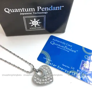 KALUNG KESEHATAN quantum Pendant LOVE GERMANIUM TITANIUM bersertifikat
