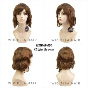 Wig Asli ella HHPAU430 Light Brown