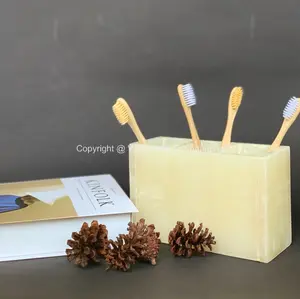 BRUSH HOLDER MARBLE | SPOON HOLDER MARBLE 3 TUBE