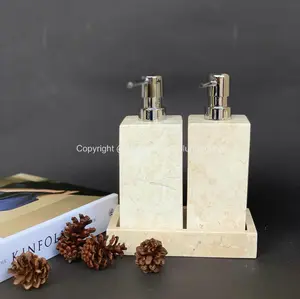 Bath Set Marble Dispenser Soap Marmer | Bathroom set