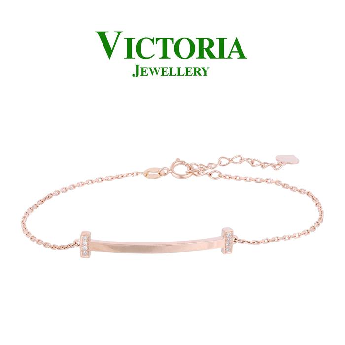 Gambar Gelang Rantai Berlian VBE725415 Victoria Jewellery dari Victoria Jewellery Online Kota Administrasi Jakarta Selatan Tokopedia
