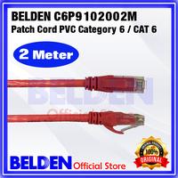 Gambar BELDEN Patch Cord PVC Category 6 / CAT 6 1-3 Meter - C6P9102001M - Merah, 1 Meter dari Belden Jakarta Pusat 2 Tokopedia