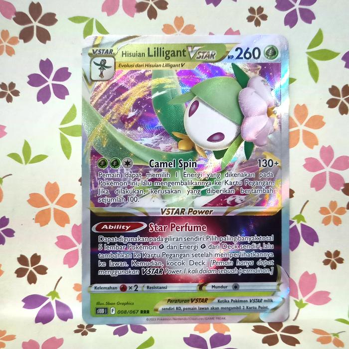 Jual hisuian lilligant VSTAR RRR s10D 008/067 pokemon tcg indonesia - Kota  Bandung - Cardshopers | Tokopedia