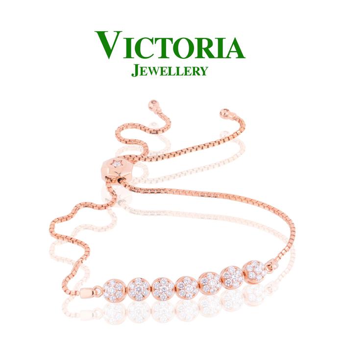 Gambar Gelang Berlian VBE599306 Victoria Jewellery dari Victoria Jewellery Online Kota Administrasi Jakarta Selatan Tokopedia