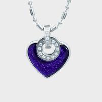 Gambar Kalung MCI Millionaire Pendant Heart Purple dari distributor_mci_jakarta Jakarta Selatan 1 Tokopedia