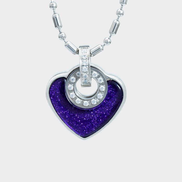 Gambar Kalung MCI Millionaire Pendant Heart Purple dari distributor_mci_jakarta Jakarta Selatan Tokopedia