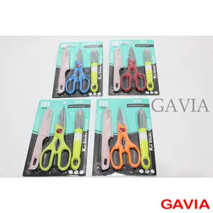 Gunting Pisau Set Stainless Serbaguna GAVIA HL-45